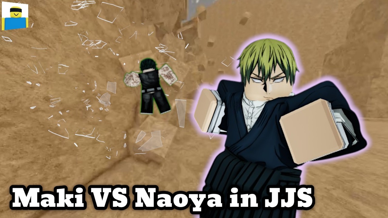 MAKI VS NAOYA FIGHT BUT IN JJS... | Jujutsu Shenanigans