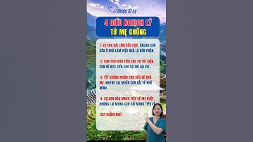 4 điều nghịch lý từ mẹ chồng #duocsily #dsly #chamsocsuckhoe