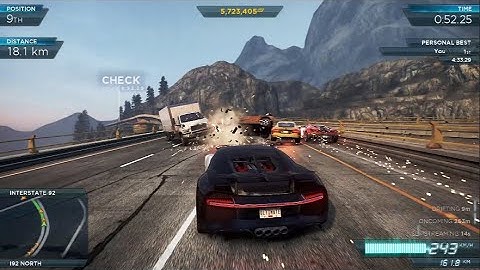 Bugatti Chiron vs World’s Fastest Hypercars | | NFS Most Wanted 2012