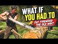 What If You Had to Cut Firewood the Old Way?