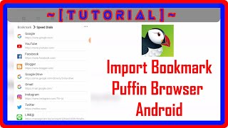 Cara Import Bookmark ke Puffin Browser Android screenshot 5