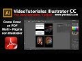 Como crear un PDF multi pagina con Illustrator