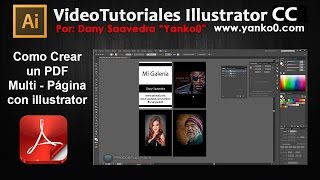 Como crear un PDF multi pagina con Illustrator