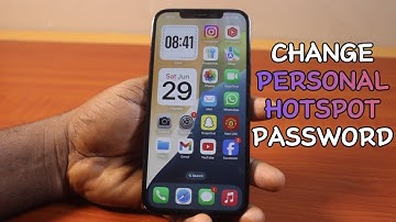 How to Change Personal Hotspot Password on iPhone 12/Pro/Mini/Pro Max