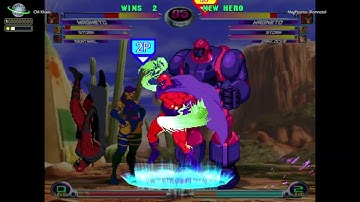 MvC2: Khaos - Magneto + RP Double Snap to Tag Sent Flashy Assist Kill .:11.2.25:.
