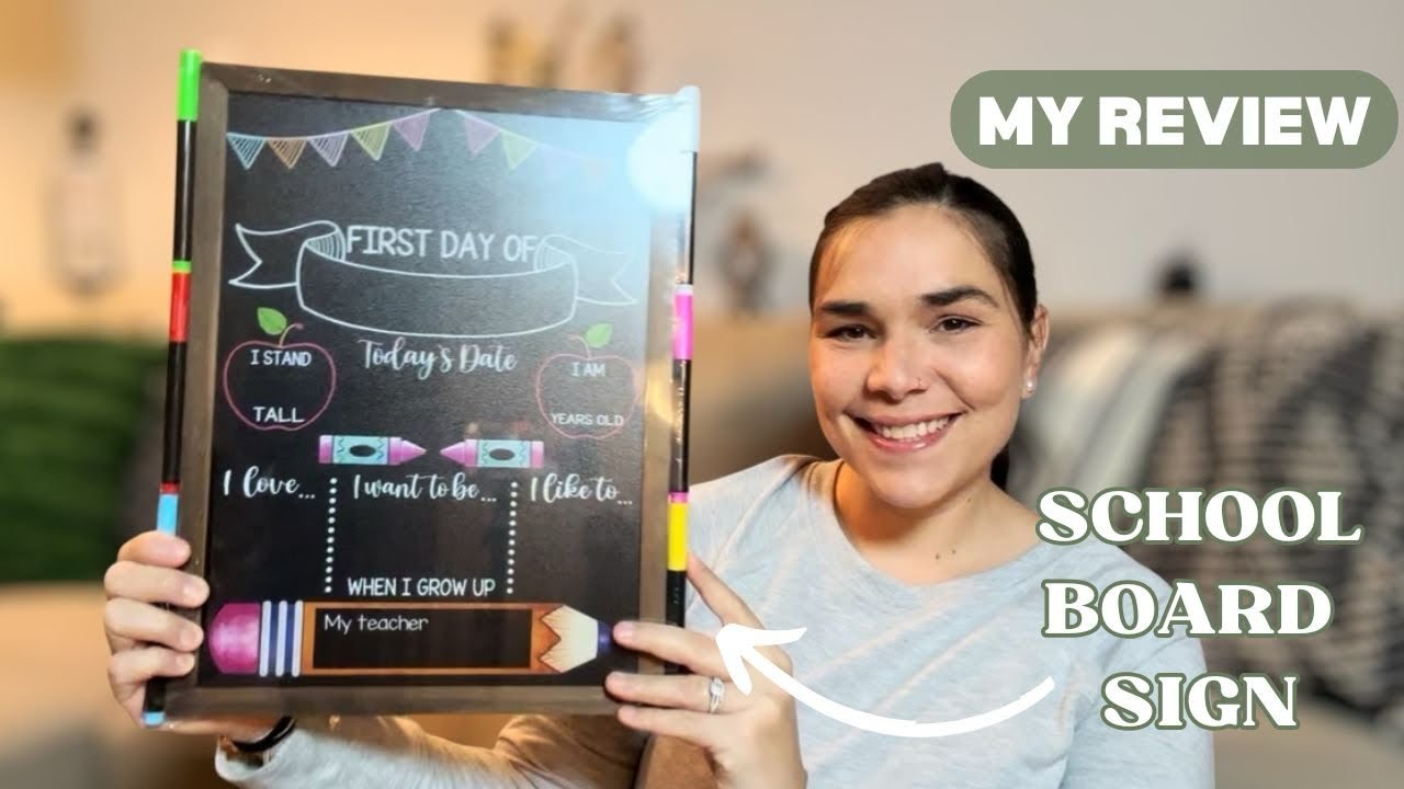 Must-Have School Memory Board – Perfect for First & Last Day Photos!