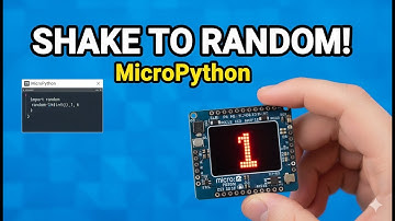 Micro:bit Python Dice: Make an Electronic Rolling Die!#microbit #microbitprojects #python #makecode