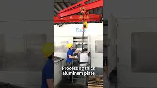 Processing thick aluminum plates