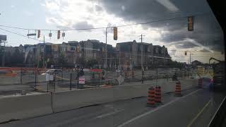 Eglinton crosstown construction at victoria park and east