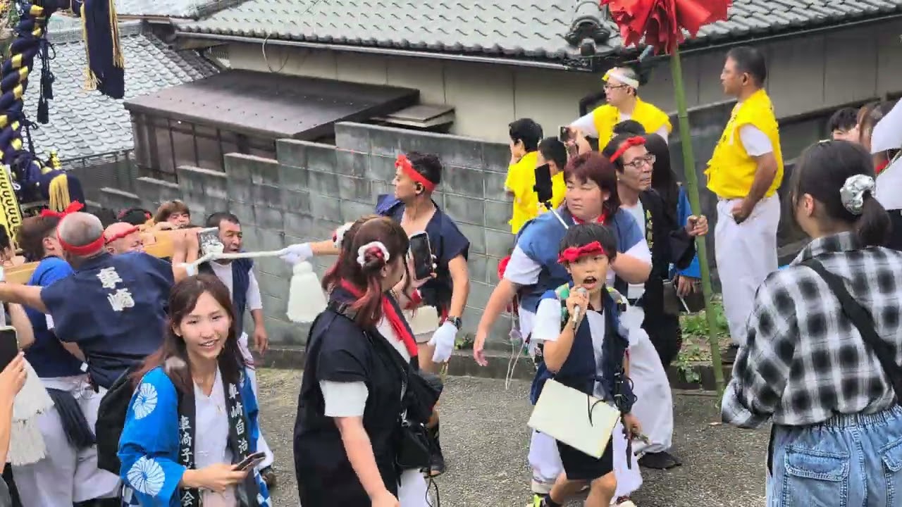 2025 10 播州秋祭り　車崎　宮入り（高岡神社）