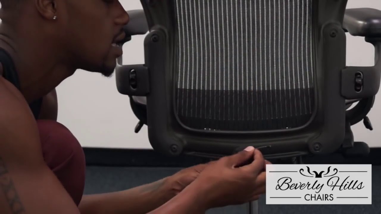 How to Install a Posturefit onto a Herman Miller Aeron Chair YouTube