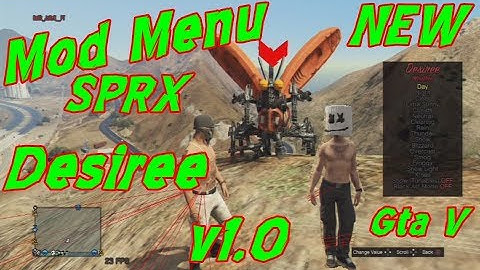 SPRX GTA 5 (Mod Menu) Desiree V1.0 New Best Sprx  PS3 1.27/1.28 DEX BLES