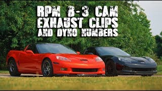 RPM LS7 B-3 Cam | Exhaust Clips & Dyno Numbers