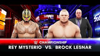 REY MYSTERIO VS BROCK LESNAR | WWE CHAMPIONSHIP | Survivor Series 2019