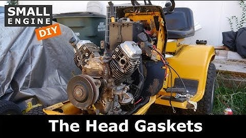 Vintage Cub Cadet 1440 Restoration Part 3 - Replacing the Head Gaskets