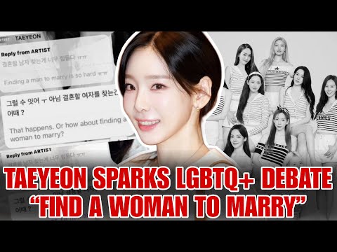 Taeyeon Sparks Huge Debate After Telling Fan to “Find a Woman to Marry”
