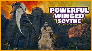Elden Ring Powerful Winged Scythe
