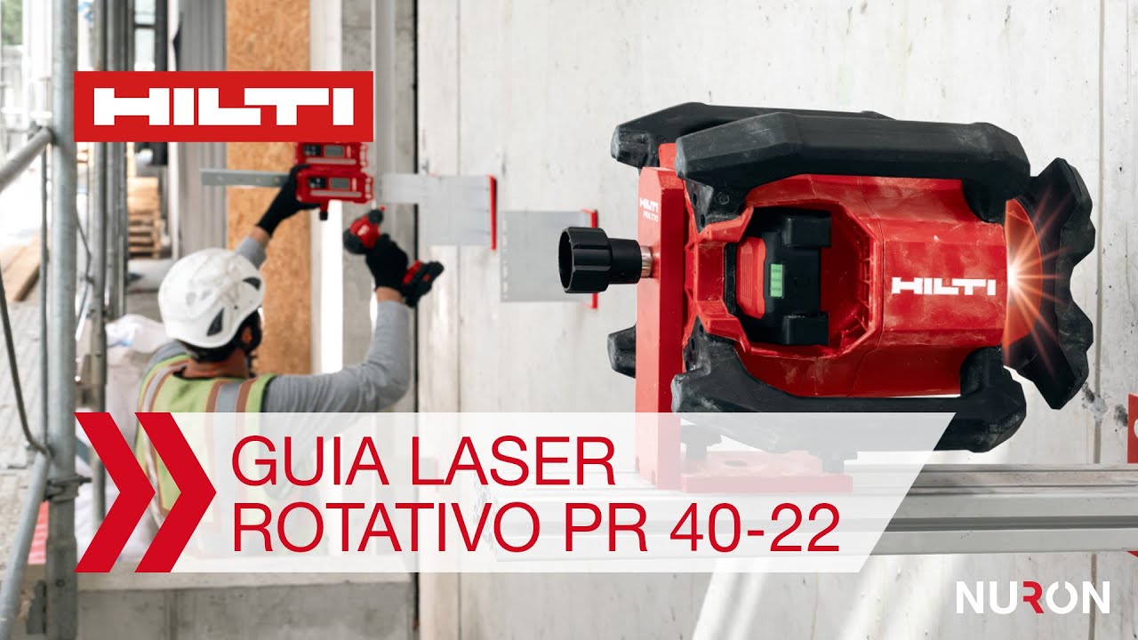 Pr40 Rota Guia Laser Rotativo PR 40-22 - Definir uma inclinação digitalmente ...