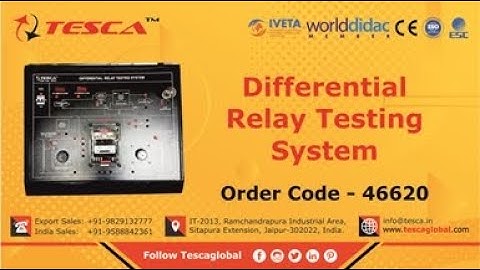 Differential Relay Testing System | Electrical Machine Lab | Tesca46620