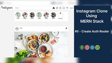 Instagram Clone using Mern | Create Auth Routes | #5