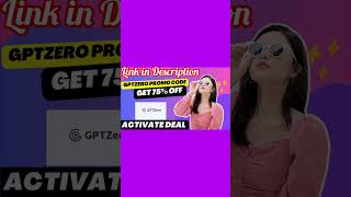 GptZero Promo Code : Get 75% OFF