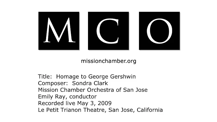 Homage to George Gershwin -- Sondra Clark