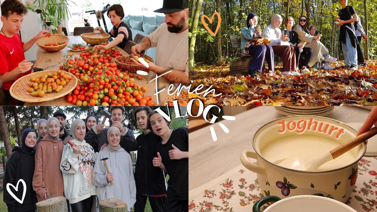 Kochen, Backen und acht Kinder in den Ferien beschäftigen | VLOG