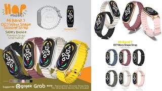 MIJOBS OC7 Silicone Strap with Stainless Frame Case for Xiao Mi Band 7 screenshot 5