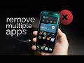 Remove Multiple Apps from Home Screen (tutorial)