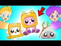 LANKYBOX Turn Into BABIES?! (ANIMATED LANKYBOX VIDEO!) *BABY BOXY, FOXY, & ROCKY!*