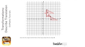 Transformations: Describe Translation (Grade 4) - OnMaths GCSE Maths Revision