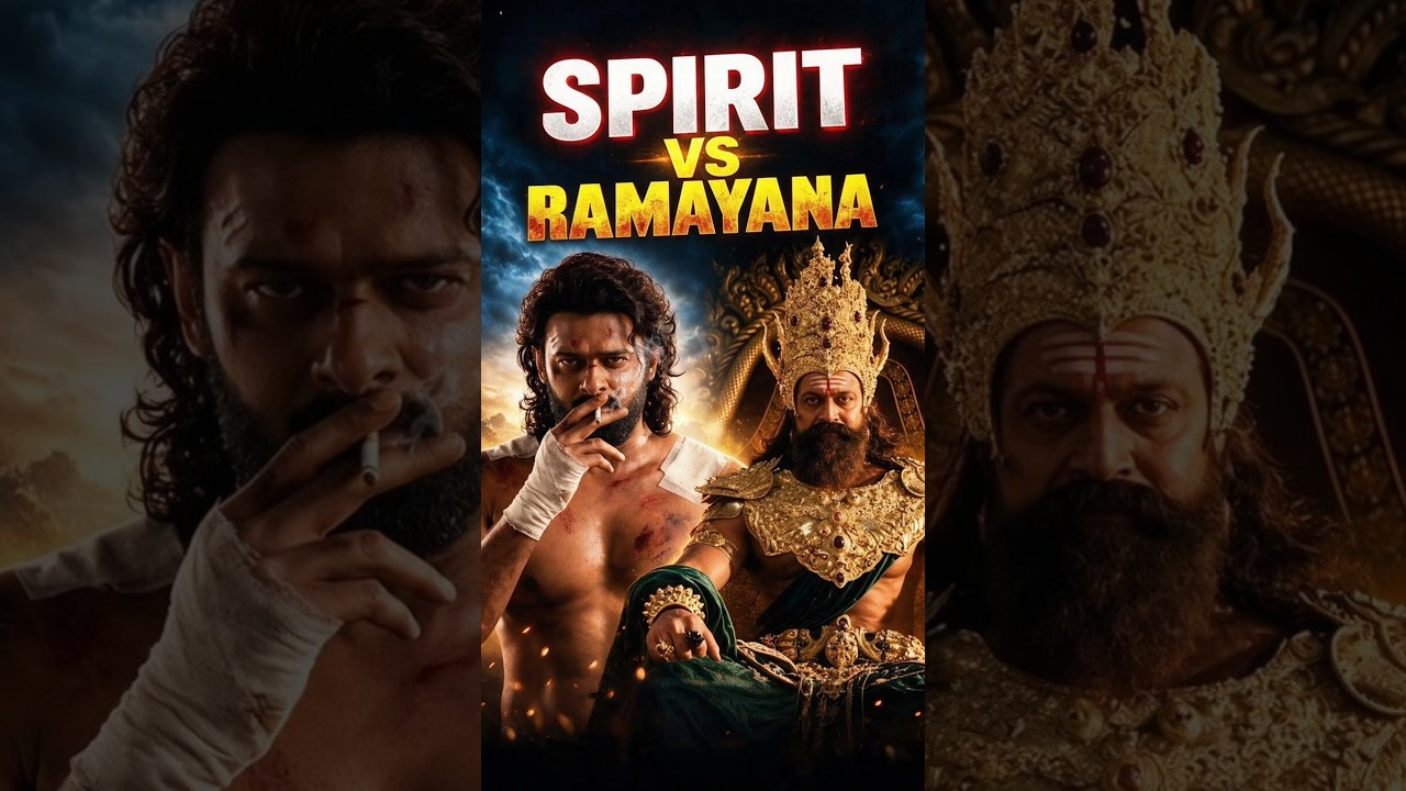 रामायण को टक्कर देने आ रहे हैं वांगा! 😱 Spirit vs Ramayan 2 #shorts