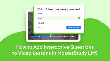 How to Add Interactive Questions to Video Lessons in MasterStudy LMS