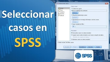 Seleccionar casos en SPSS