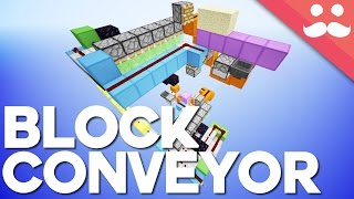 Minecraft: Mega Vertical Block Conveyor Belt! [Day 10]