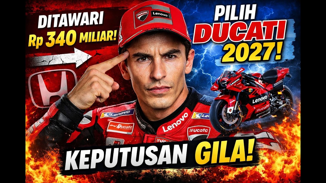 TOLAK Rp340 MILIAR!🔥 Marquez Bikin Honda Tersungkur😱