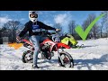 Crf 110 vs Klx 110L + Pit Bike First Ride!!