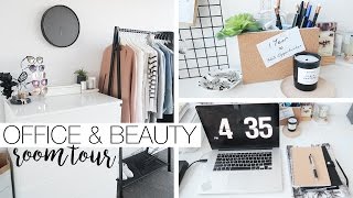 Office Tour \& Organisation - Beauty Room \& Filming Set Up