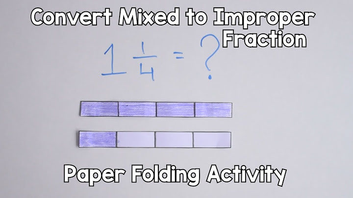 Converting mixed numbers to improper fractions worksheet