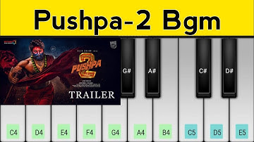 Pushpa 2 Bgm Piano Tutorial | Where Is Pushpa