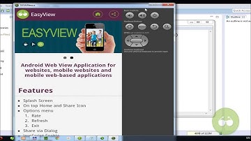Easyview - Android Webview with Splashscreen, rate, share, one touch call and more