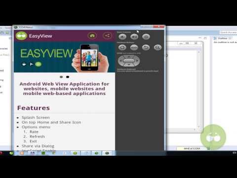 Easyview - Android Webview with Splashscreen, rate, share, one touch call and more
