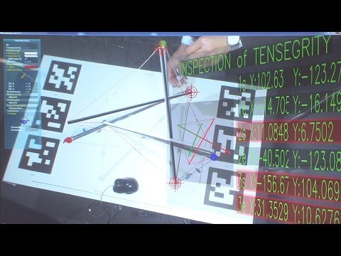 AR support system for constructing tensegrity structures #DigInfo