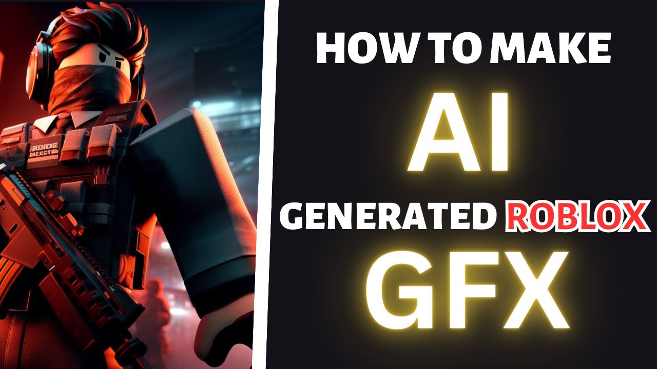 How To Make AI Generated ROBLOX Icons (GFX) 