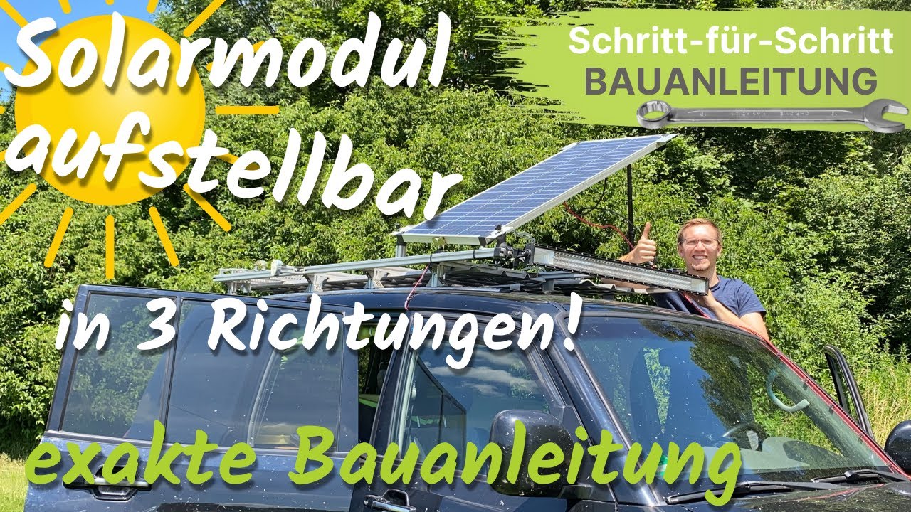 ☀️ Solar Wohnmobil selbst montieren