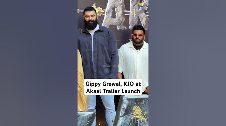 #gippygrewal #karanjohar at Punjabi Movie #akaal trailer launch