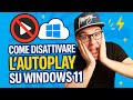 Come DISATTIVARE L'AUTOPLAY USB su WINDOWS 11/10 ♆🖥️