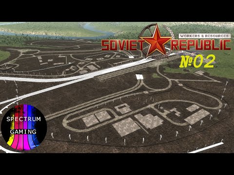 Видео: Гайд-прохождение Soviet Republic 0.8.9. #02. Планируем приграничный город ч.2. 3440x1440.