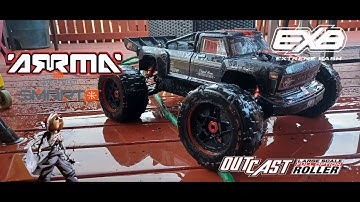 Arrma Outcast 1/5 Scale EXB 8s Spektrum Combo