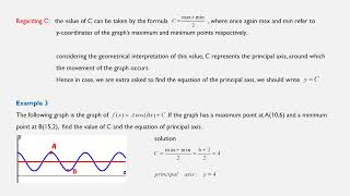 Sinusoidal Functions Cosine Function